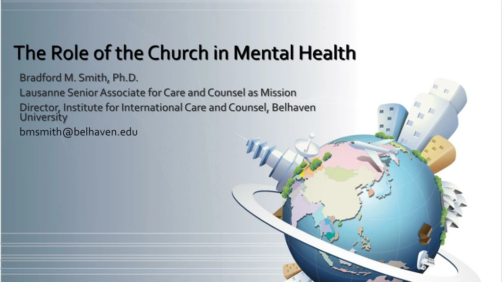 the role of the church in mental health