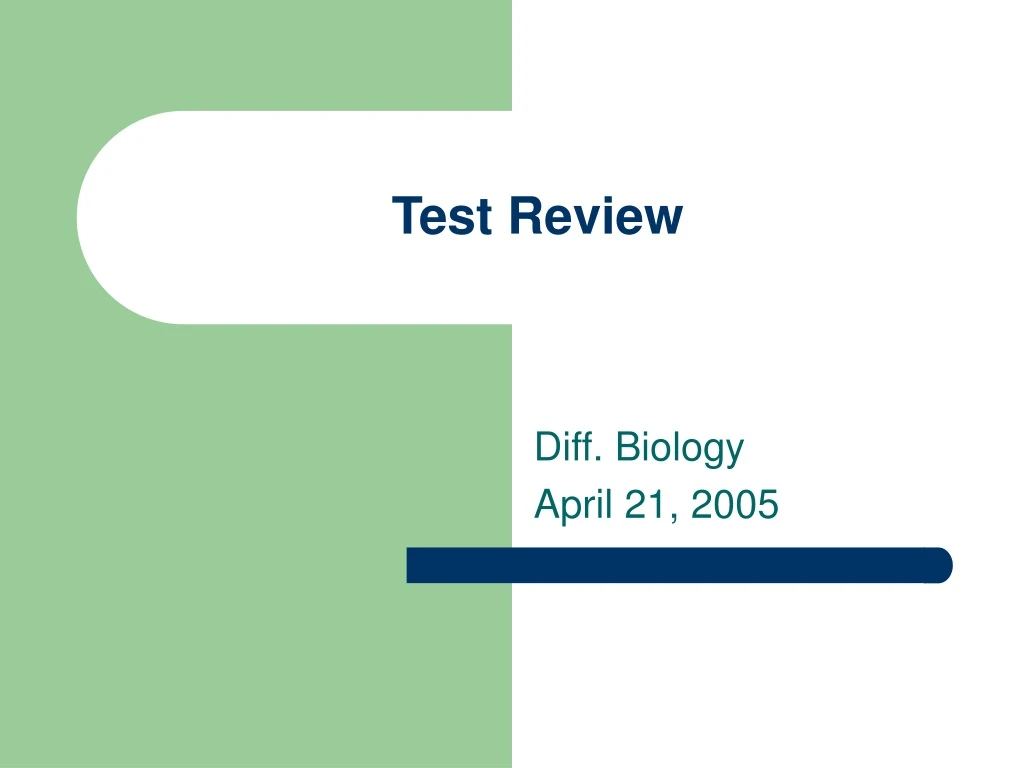 test review