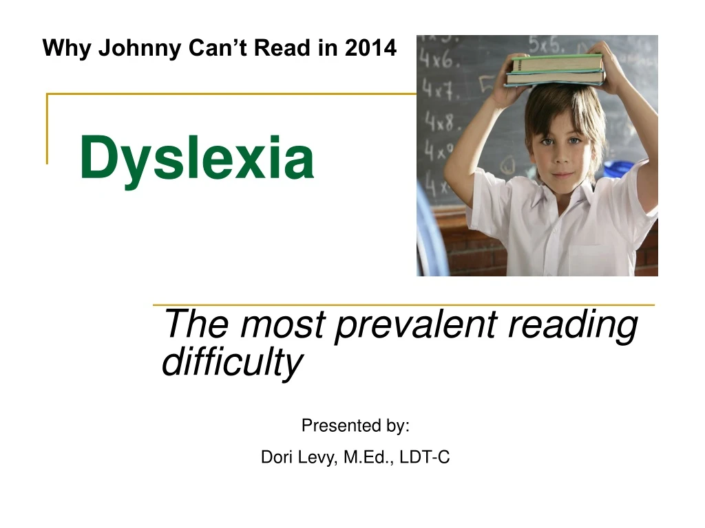 dyslexia