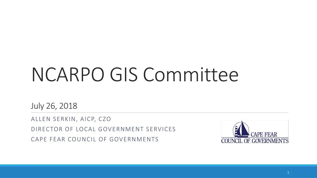 ncarpo gis committee july 26 2018