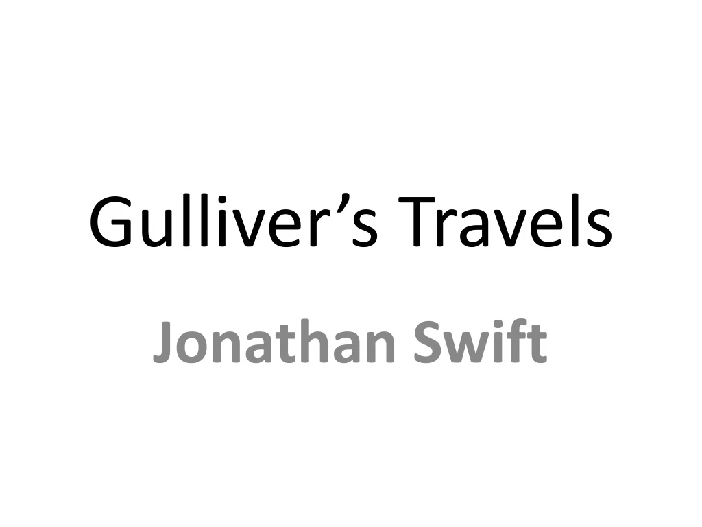 gulliver s travels