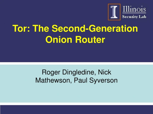 Tor: The Second-Generation Onion Router