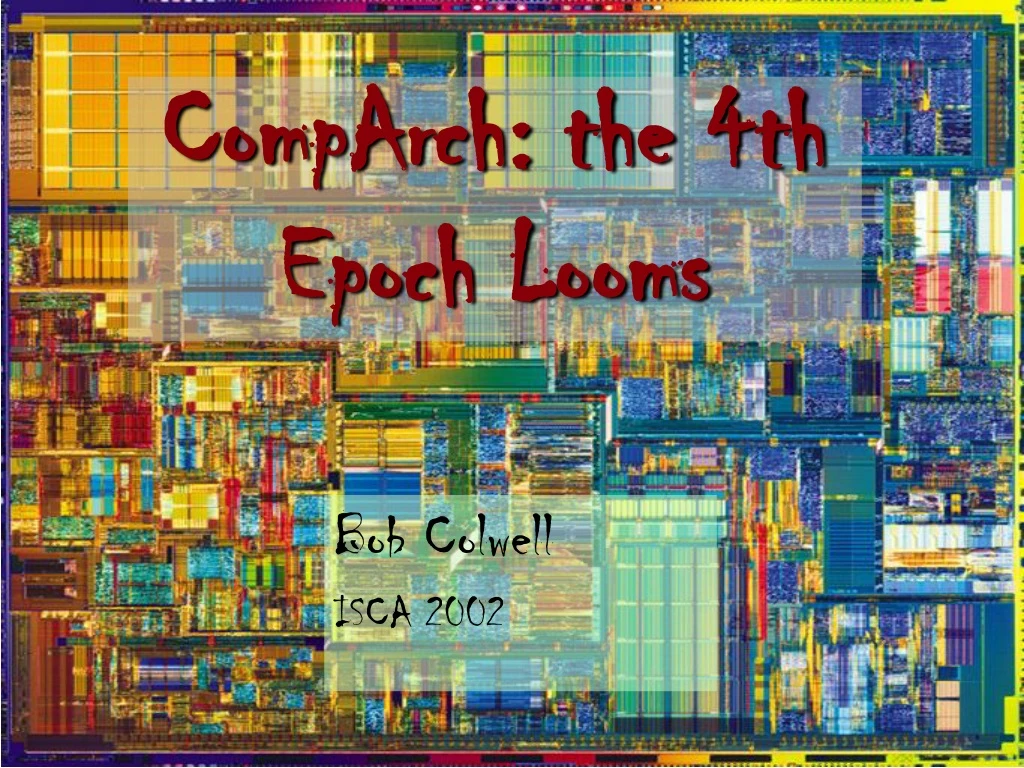 comparch the 4th epoch looms