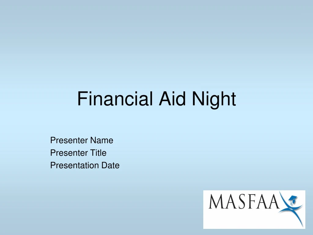 financial aid night