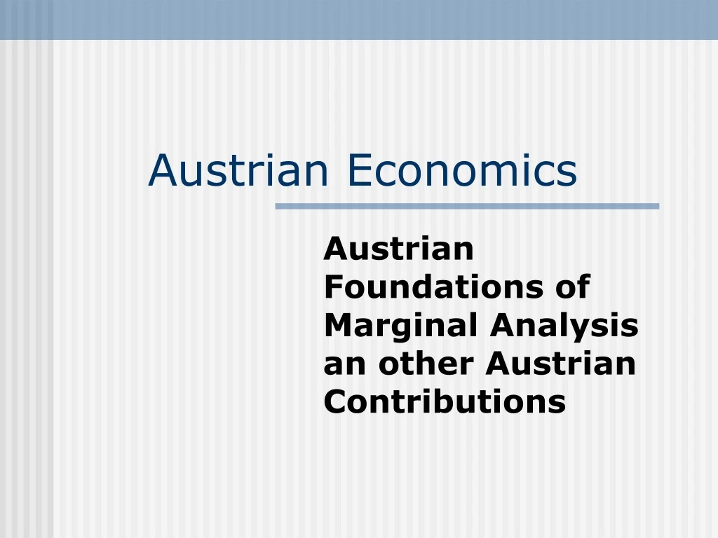 austrian economics