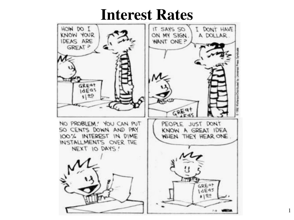 interest rates