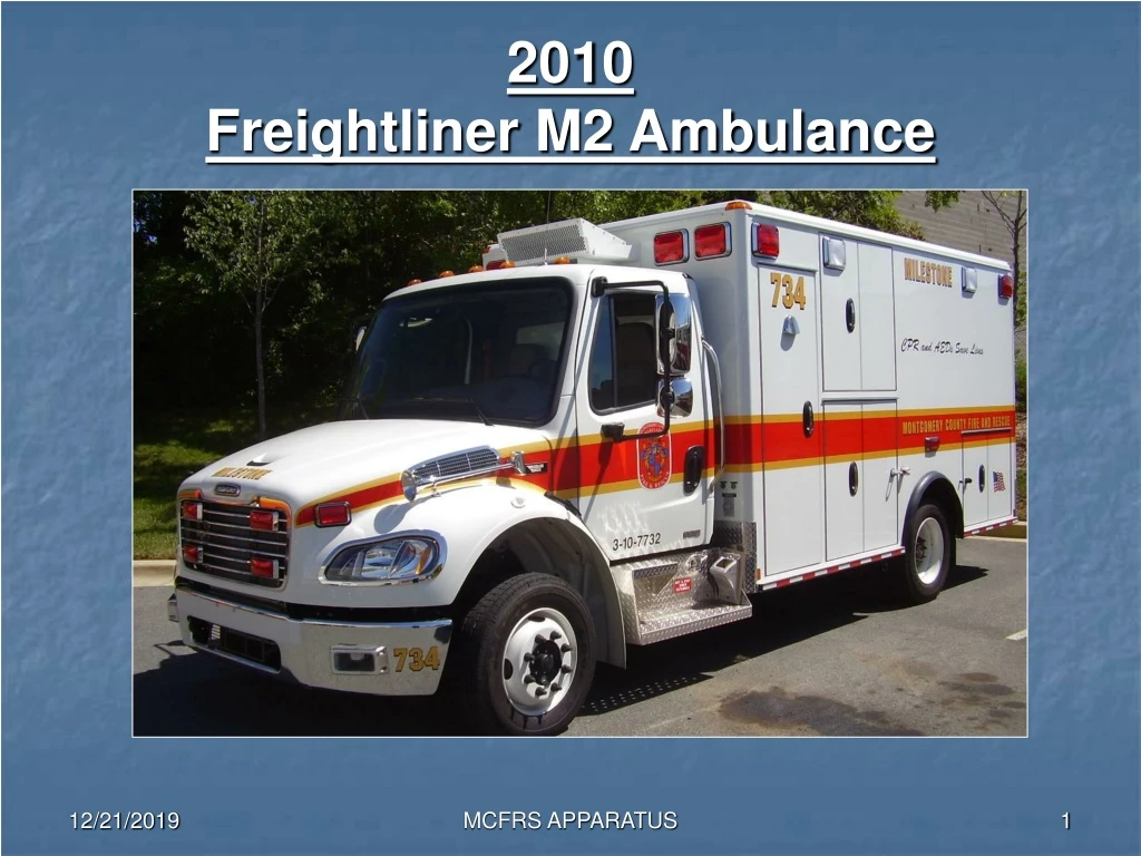 2010 freightliner m2 ambulance