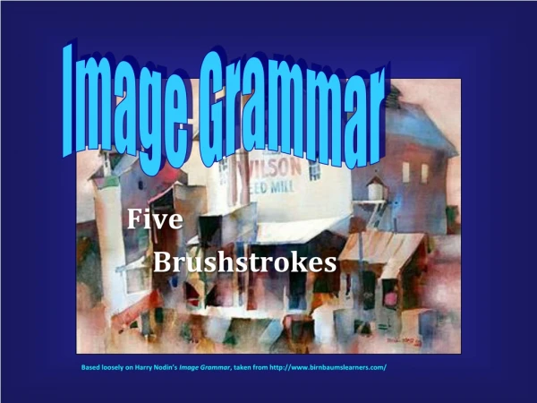 Five      Brushstrokes