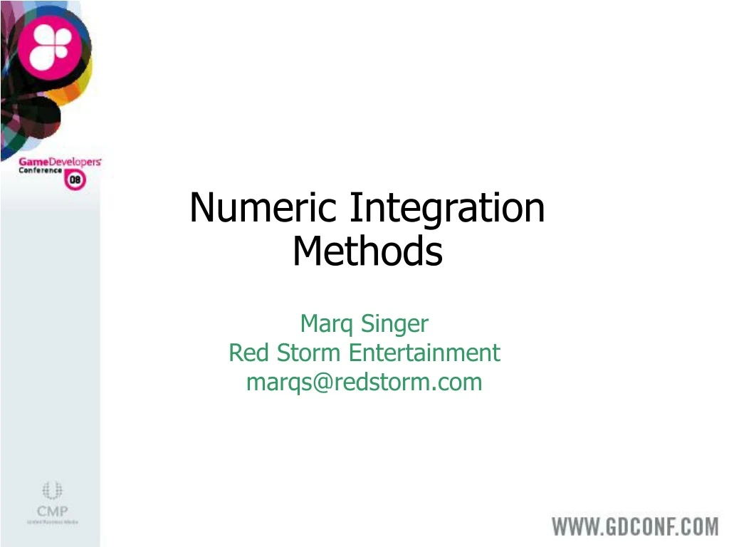 numeric integration methods