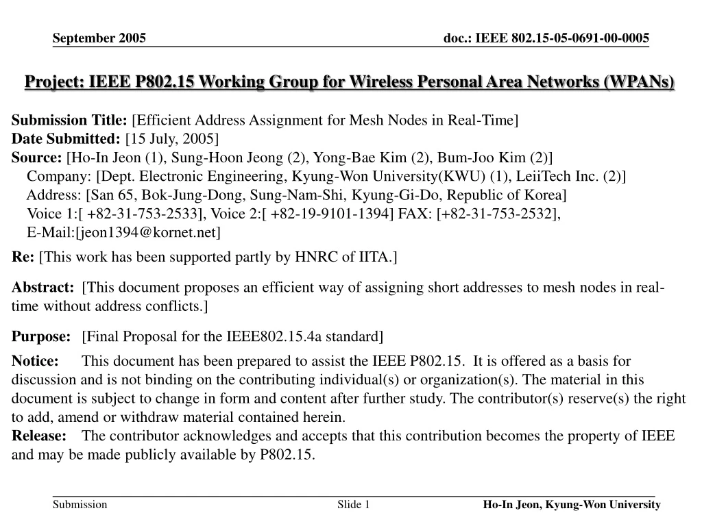 project ieee p802 15 working group for wireless