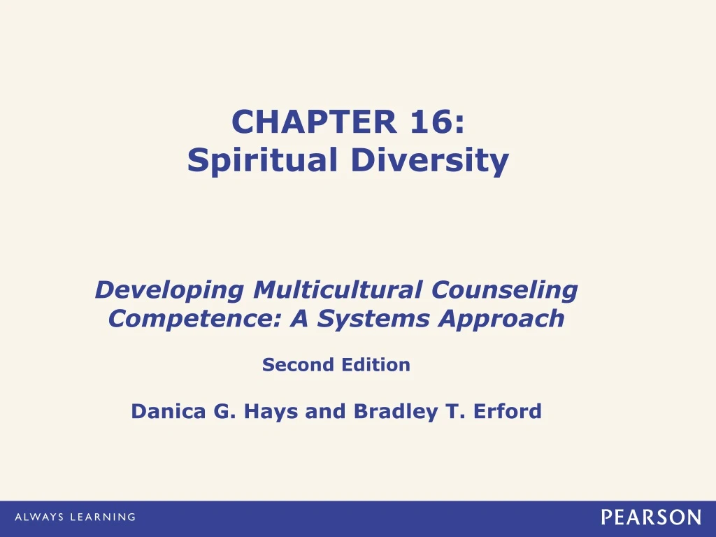 chapter 16 spiritual diversity