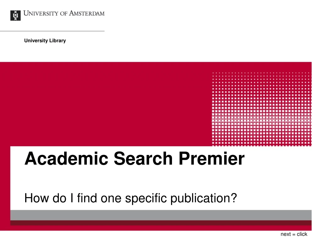 academic search premier