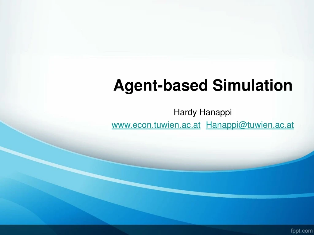 agent based simulation