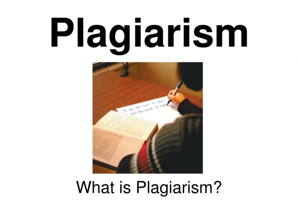 Plagiarism