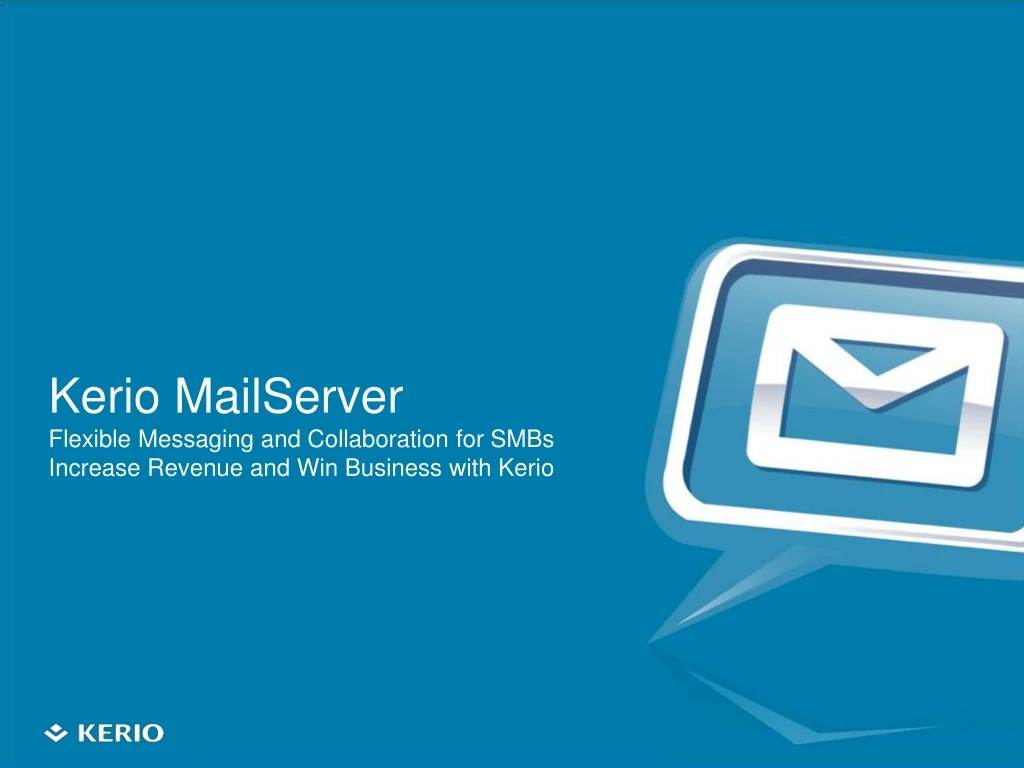 kerio mailserver flexible messaging