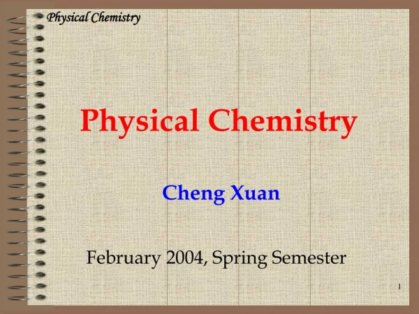 Physical Chemistry