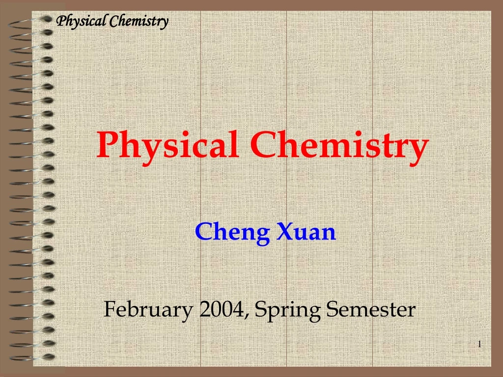 physical chemistry