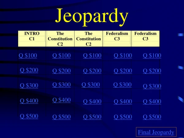 Jeopardy