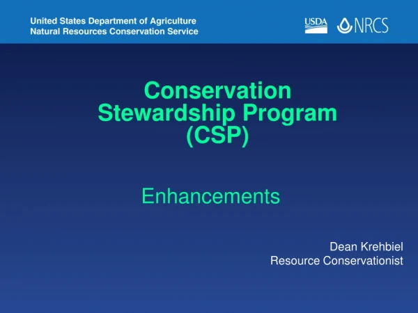 Conservation Stewardship Program  (CSP)