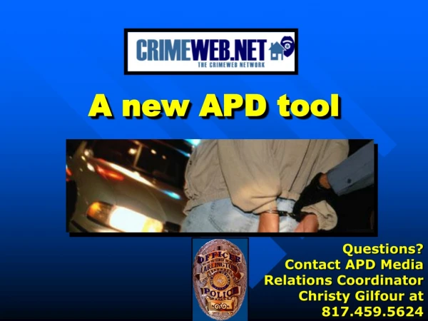 A new APD tool