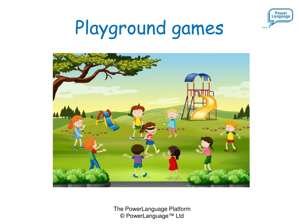 PPT - Playground games PowerPoint Presentation, free download - ID:9248035