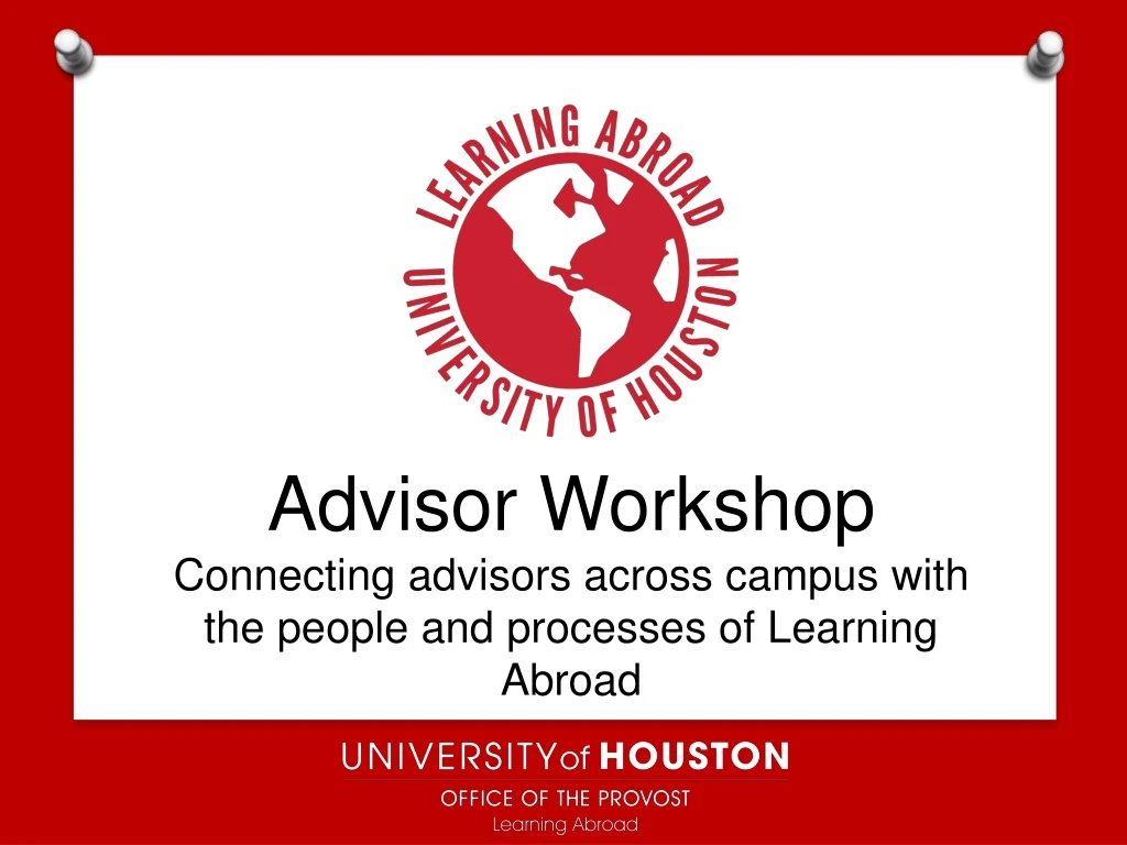 advisor workshop connecting advisors across