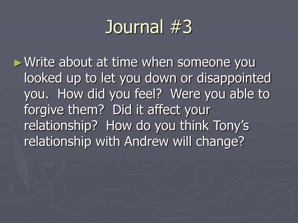 journal 3