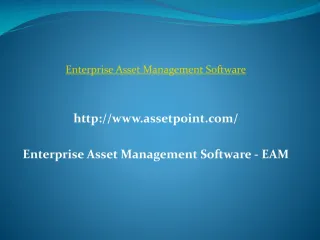 Enterprise Asset Management Software - EAM - slide 1