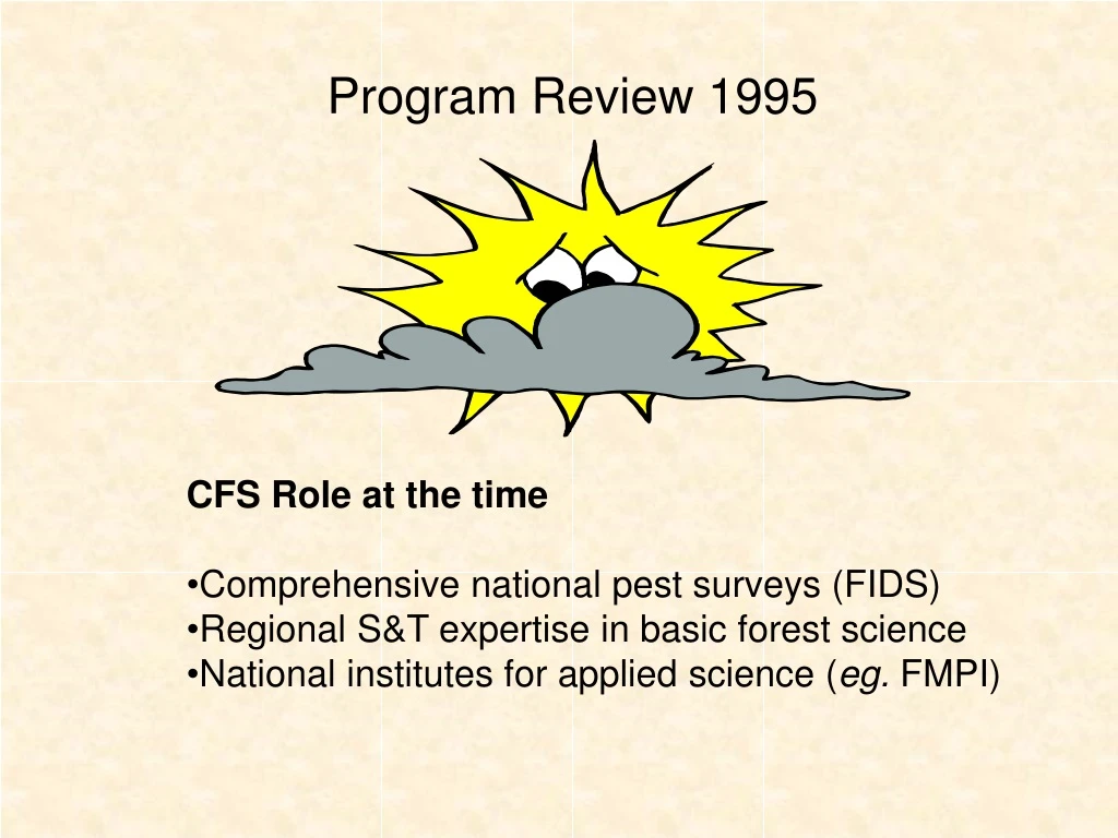program review 1995