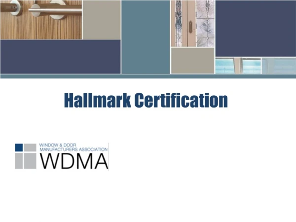 Hallmark Certification