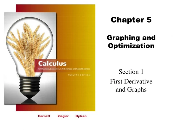 Chapter 5 Graphing and Optimization