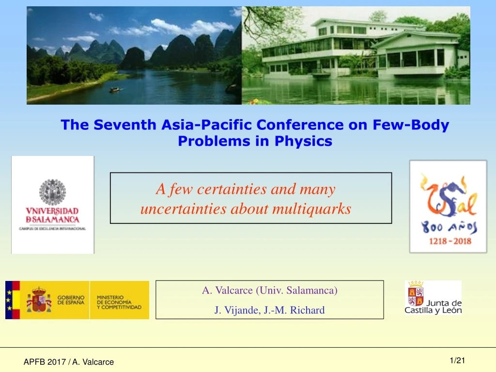 the seventh asia pacific conference on few body