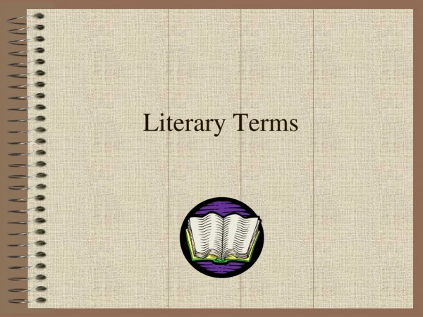 Literary Terms