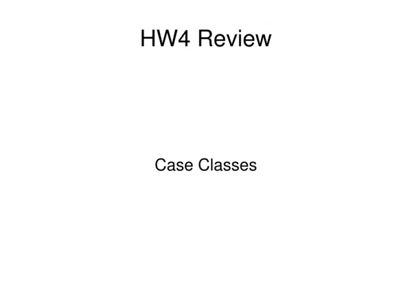 HW4 Review