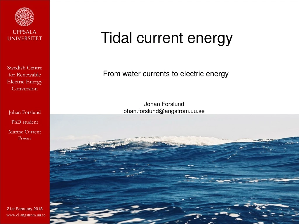 tidal current energy