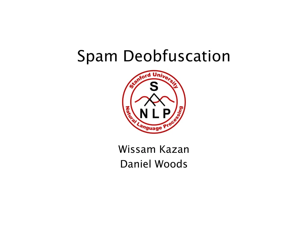 spam deobfuscation