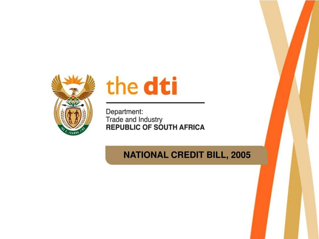national credit bill 2005