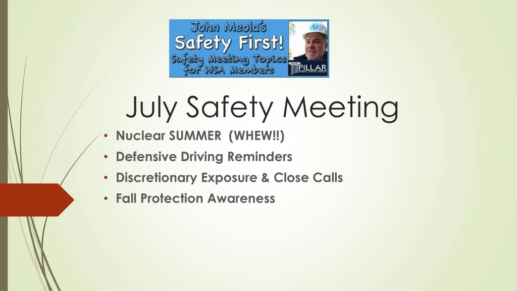 july safety meeting