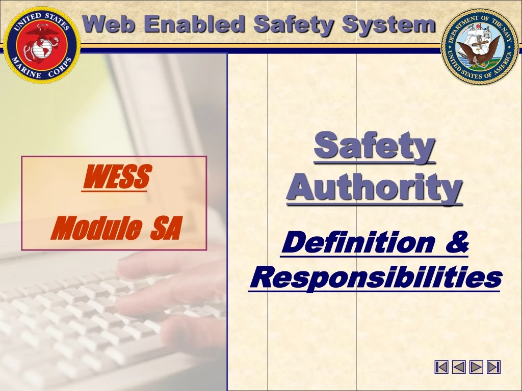 web enabled safety system