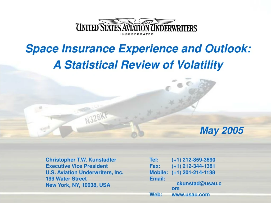 space insurance experience and outlook