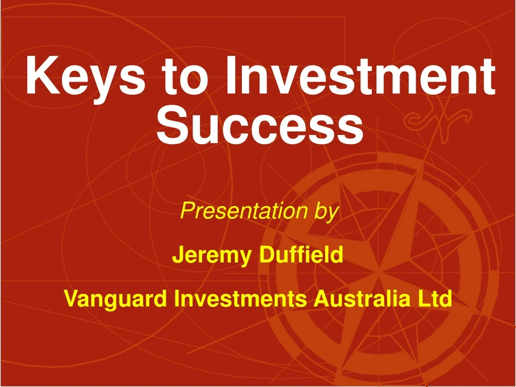 keys to investment success