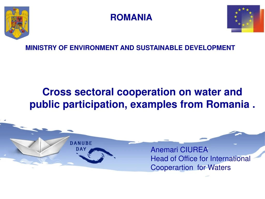 romania ministry of environment and sustainable