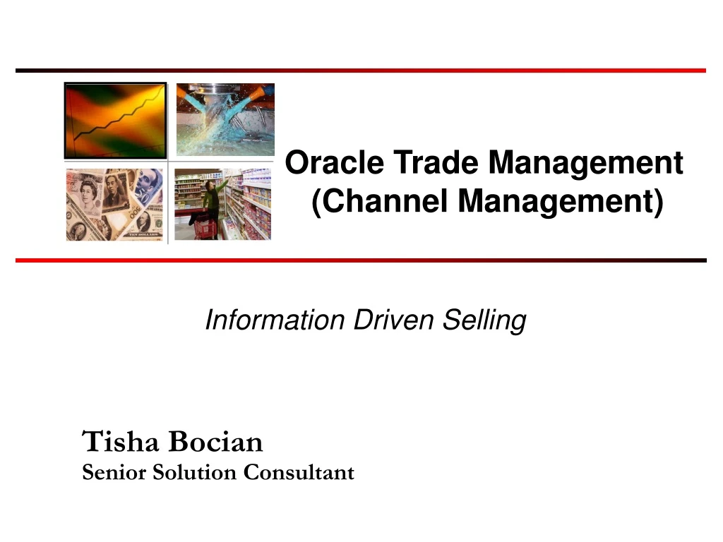 oracle trade management channel management