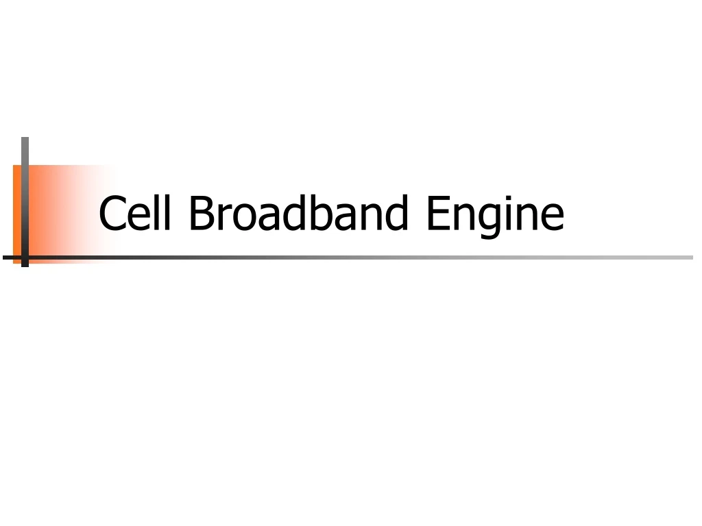 cell broadband engine