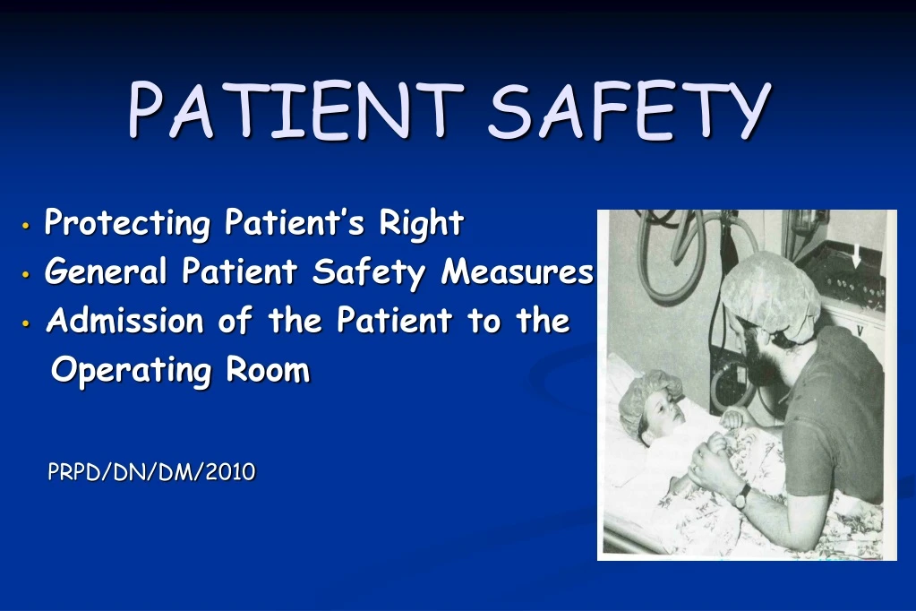 patient safety