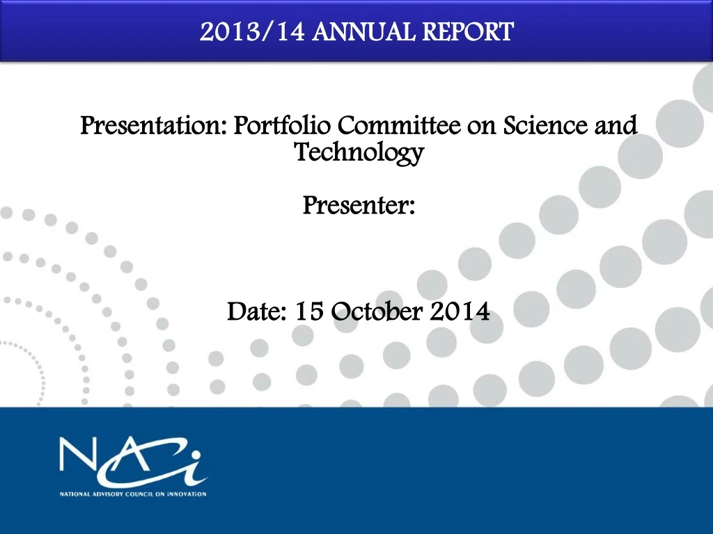 2013 14 annual report