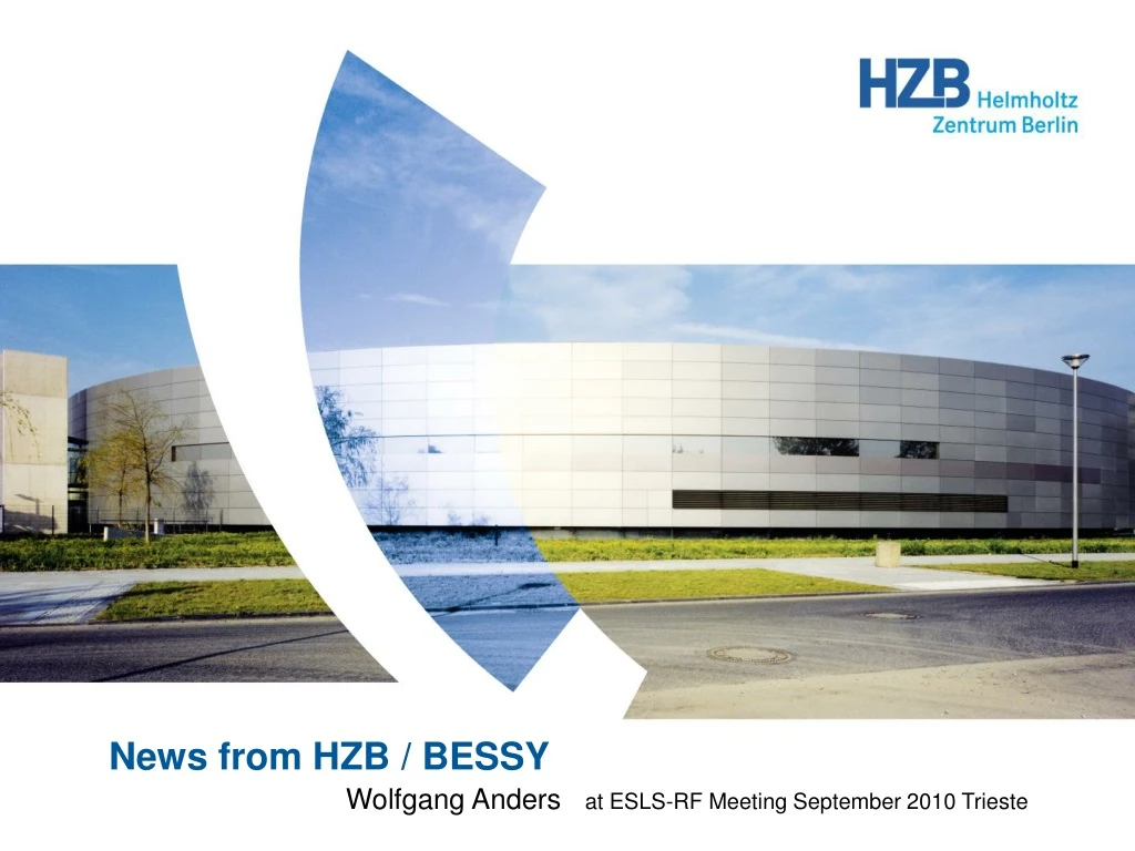 news from hzb bessy