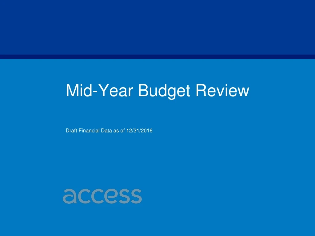 mid year budget review