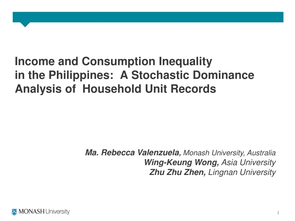 income and consumption inequality