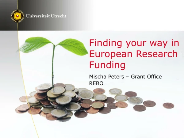 Finding your way in European Research Funding